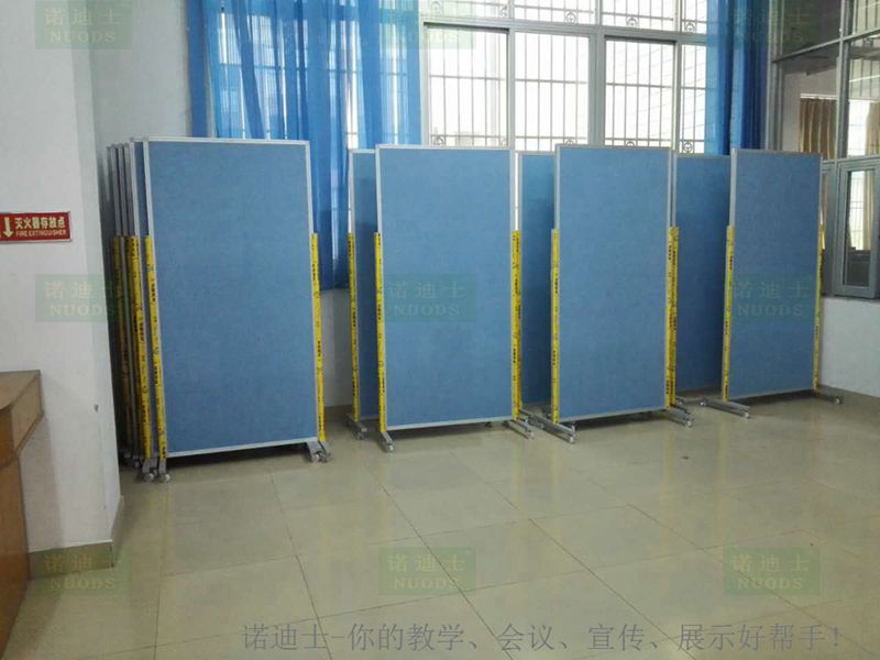 諾迪士廠(chǎng)家直銷(xiāo)圓弧簡(jiǎn)易鋁架百搭活動(dòng)白板架加厚鋁架帶滑輪白板架