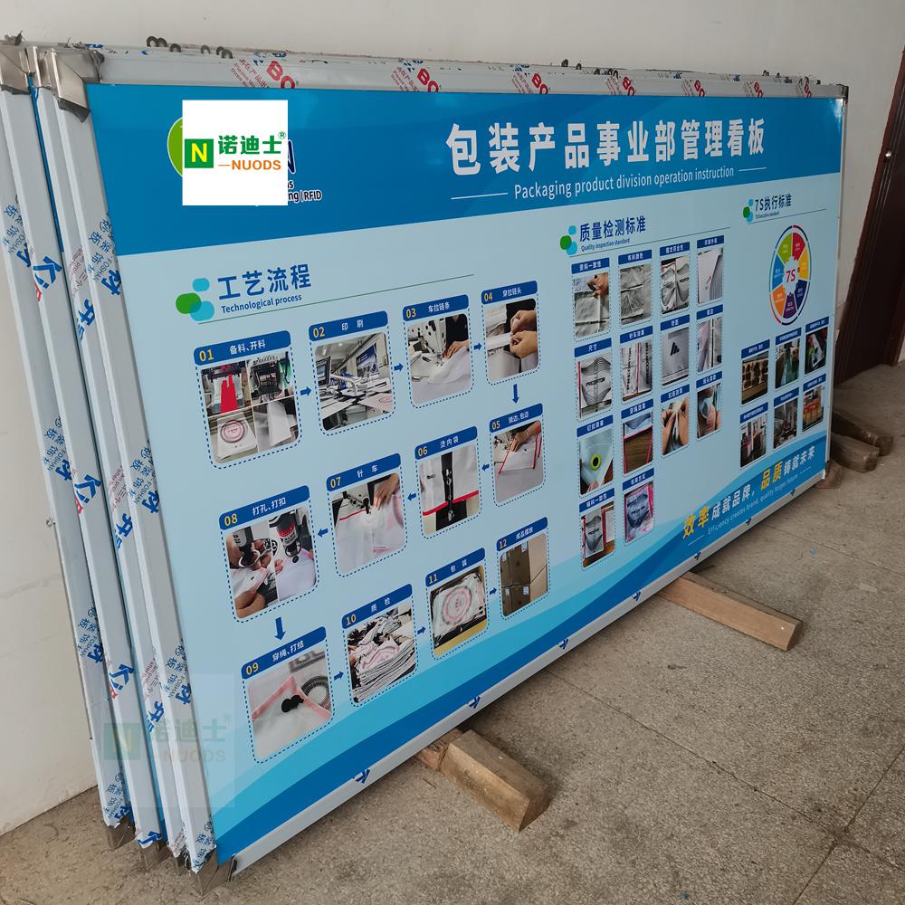 源頭工廠訂制車間看板不銹鋼磁吸板辦公白板樹脂寫字板學(xué)校公告欄